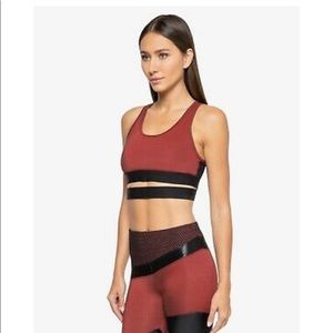 Koral Sports Bra M Romance Shantung Stretch-Satin